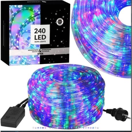 Jõulutulede toru - 240 LED värviline